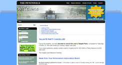 Desktop Screenshot of peninsulaonlakegranbury.org